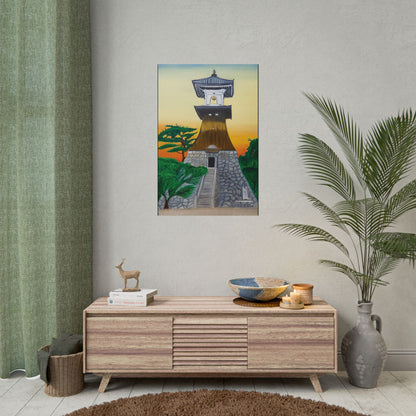 Japanese Lighthouse (Poster Print)