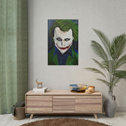 Heath Ledger Joker (Portrait Print)
