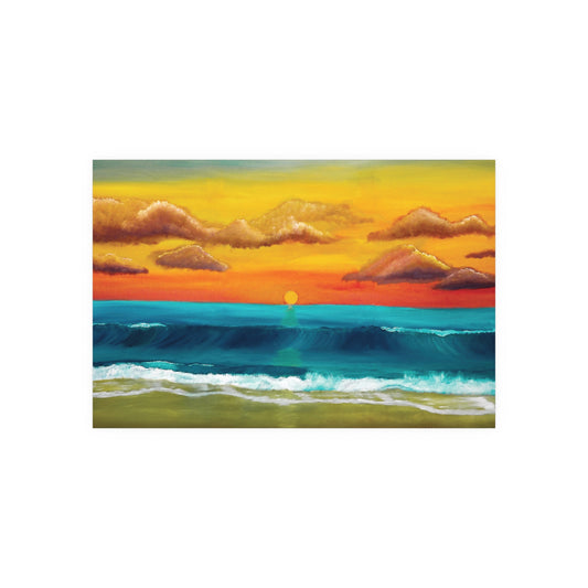 Vibrant Sunset (Matte Poster Print)