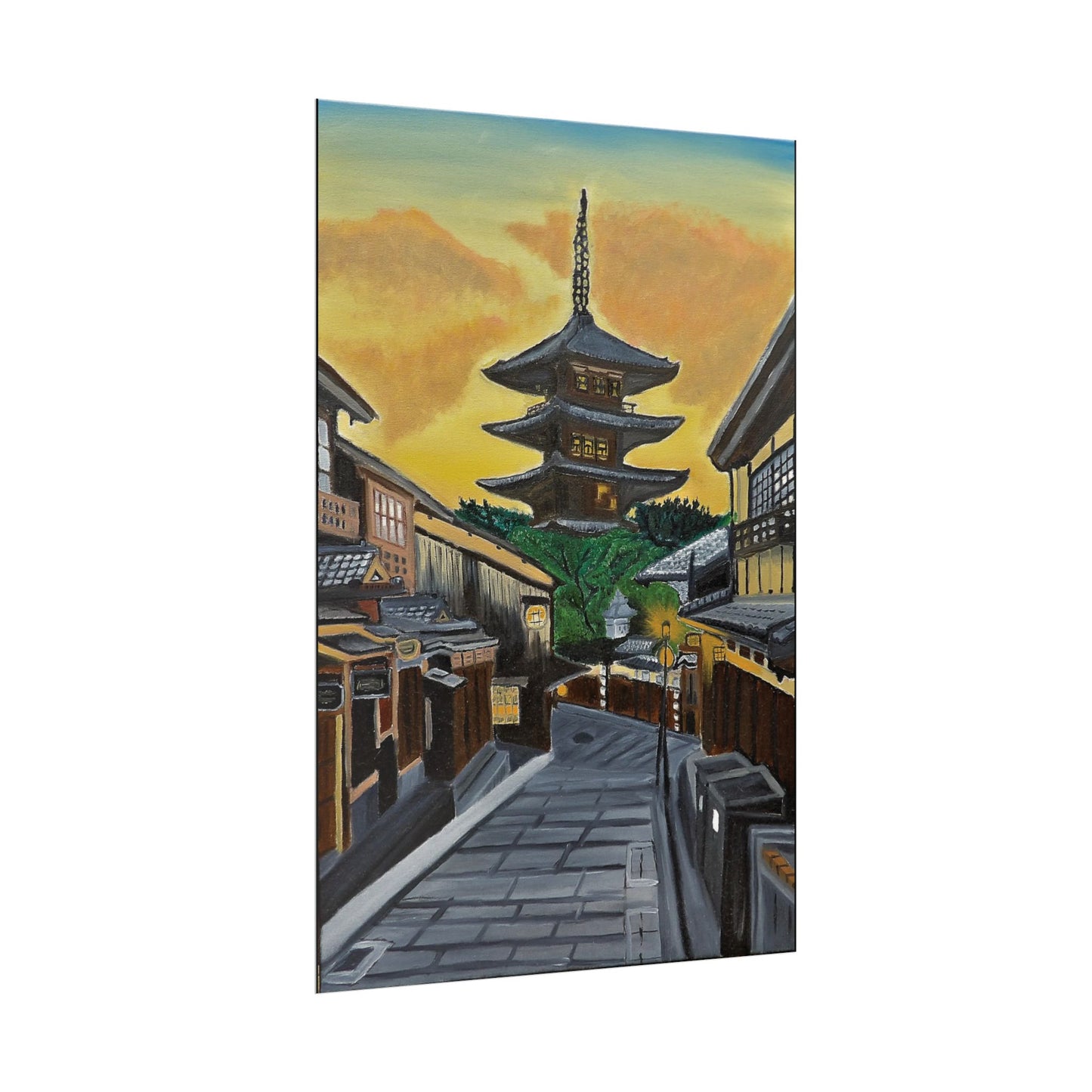 Japanese Temple (Poster Print)