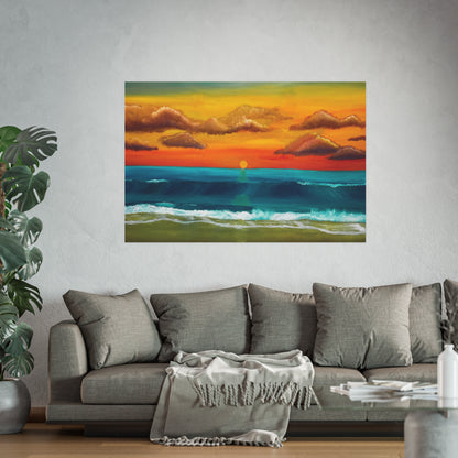Vibrant Sunset (Matte Poster Print)
