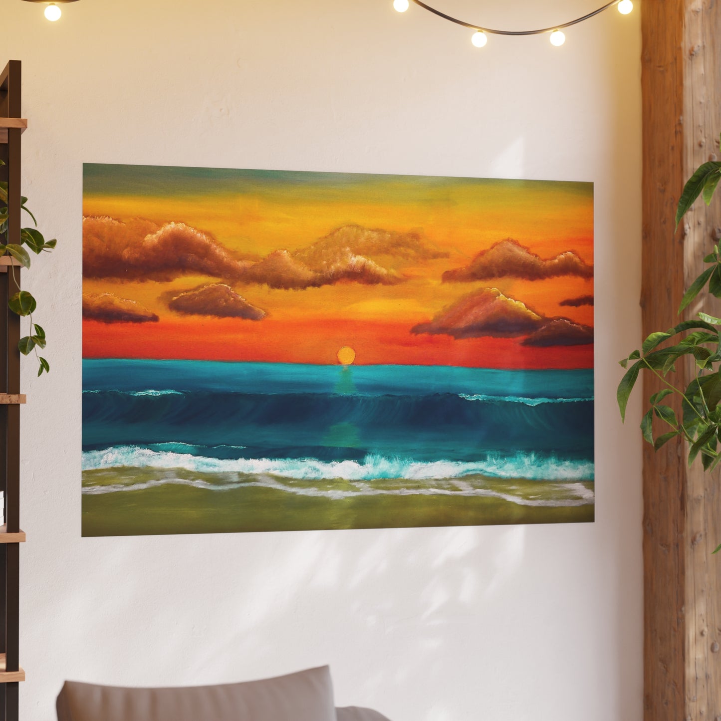 Vibrant Sunset (Matte Poster Print)