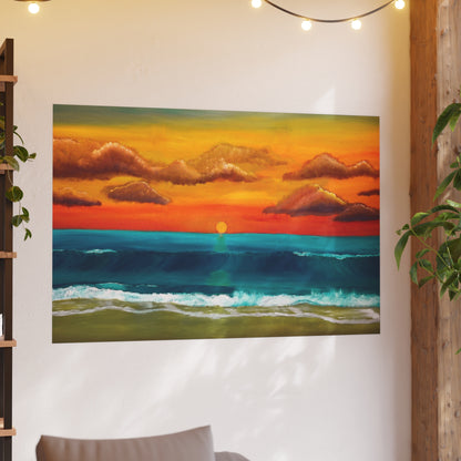 Vibrant Sunset (Matte Poster Print)